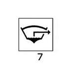 CARLING SWITCH Bascule con simbologia illuminata 07 - Pompa sentina