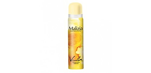 MALIZIA Confezione da 12 deodoranti da donna Vanilla spray per la cura del corpo da 100 ml