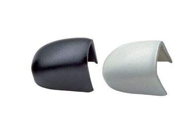 PARABORDO TERMINALE in PLASTICA per Profilo 35 E L 45 Bianco