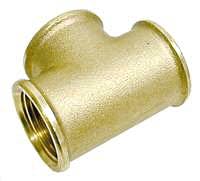 LINDEMANN TRUDESIGN - Connettore a T in ottone, filettatura interna, 2,5 cm