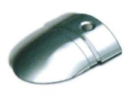 SPHAERA TERMINALE INOX PER PROFILO PARABORDO 25 MM PVC SLIM O SENZA BASE