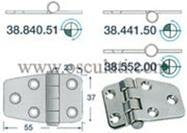 OSCULATI Cerniera Nodo rovesciato 55x37 mm