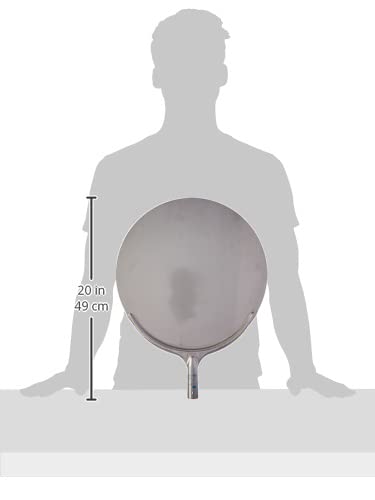 Falci 249965-36 Pala da Pizza in Acciaio Inossidabile Rotonda, Diametro 36 cm