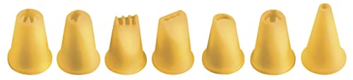 Tescoma 630526 Siringa per Dolci, Giallo, 6.8 X 5.5 X 22.6 Cm