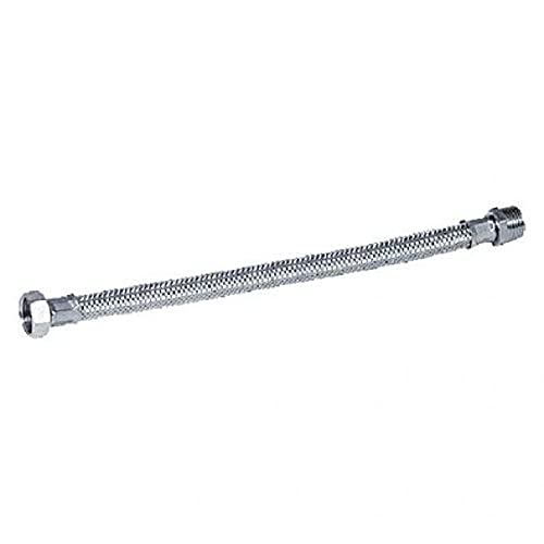 Koncreto Flessibile Cm 50 M 1/2'Xf 3/8'Pz2 In Treccia Di Acciaio Inox
