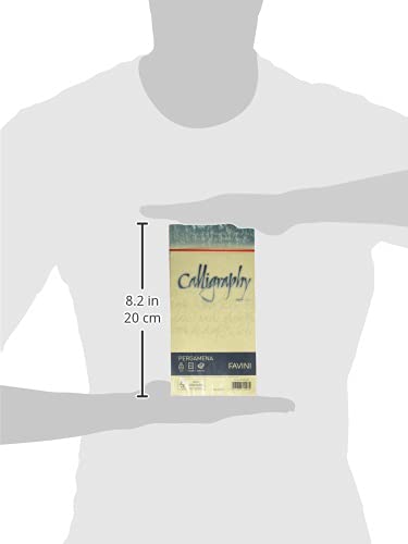 Favini A572203 Calligraphy Pergamena Liscio, 25 Pezzi