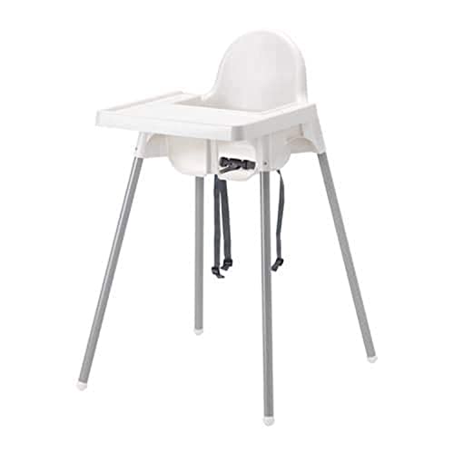 IKEA Seggiolone ANTILOP, bianco, portata max 15 kg, portatile, pieghevole, per bambini, età da 6 mesi a 3 anni