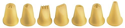 Tescoma 630526 Siringa per Dolci, Giallo, 6.8 X 5.5 X 22.6 Cm