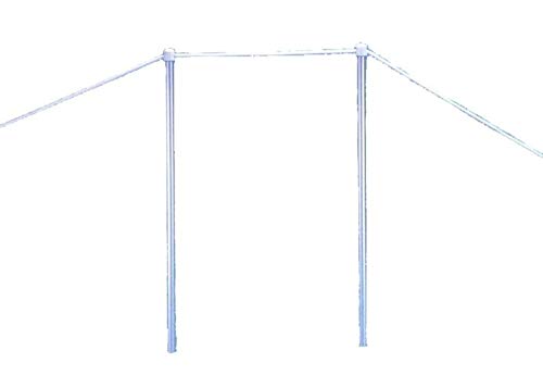 TREM-Corrimano per Passerelle Completo di Candelieri Candelieri: Anodizzati