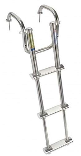 SCALETTA IN Inox per PLANCETTA 3 GRADINI 25 X 82 CM