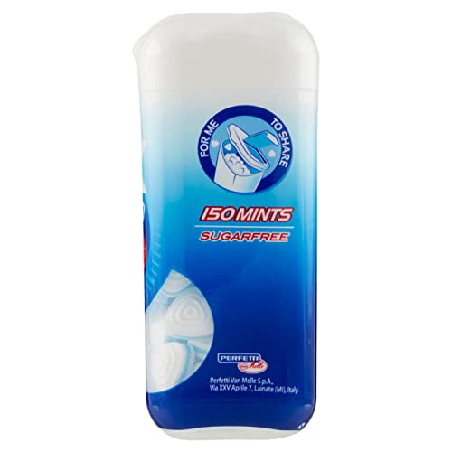 Frisk Clean Breath, Caramelle Dure Gusto Peppermint, Senza Zucchero, Due Ore di Freschezza, Microcompresse con Zinco, con Edulcoranti, 150 caramelle, Confezione da 1