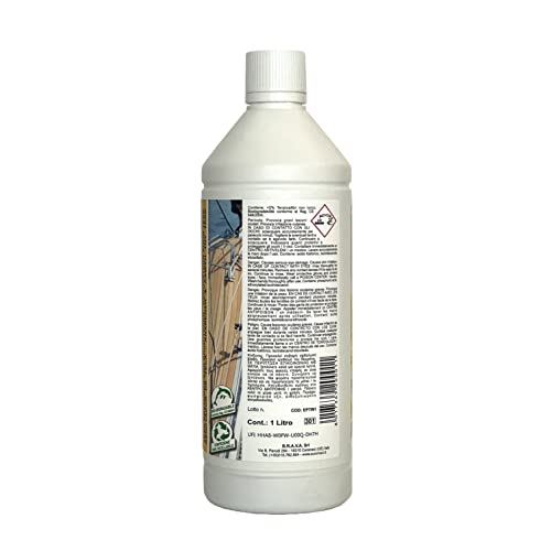 Euromeci Pen Teak Wood, Sbiancante rinnovatore per Teak, 1.000 ml