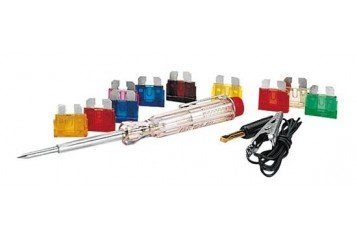 Bottari 30121 Fusibili a Doppia Lama e Tester, 24V, Confezioni da 10