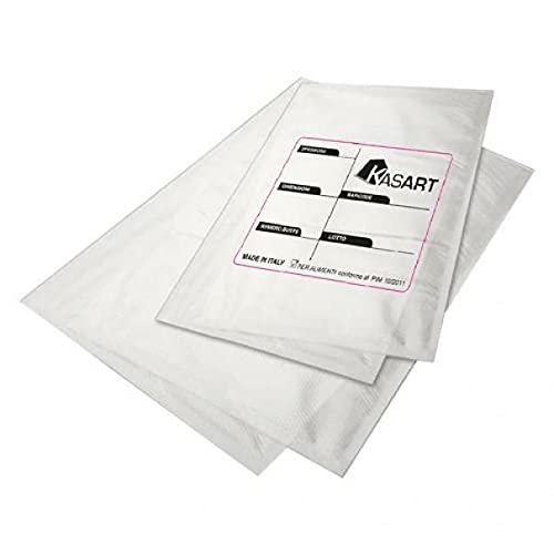 SACCHETTI PRETAGLIATI GOFFRATURA A ROMBO 15 x 40 - confezione 100 pezzi