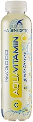 6X San Benedetto Aquavitamin I Feel Good Lemon Sapore Bere Bevanda Acqua con Vitamina C 40cl Salute!