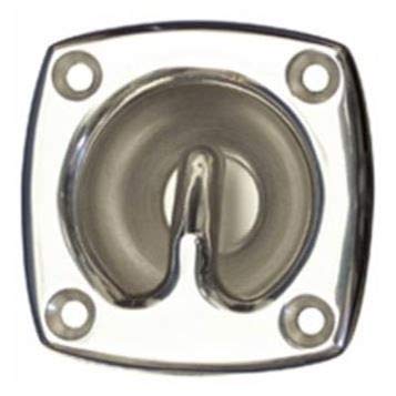 GOLFARE ACCONMARINE A Incasso 9 X 9 CM per Traino Sci in Acciaio Inox