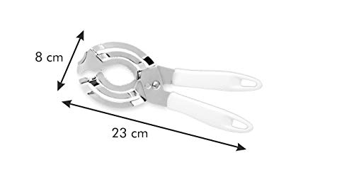 Tescoma 420260 Pinza Apritutto, Acciaio Inossidabile, Linea Presto, Bianco, 23 cm