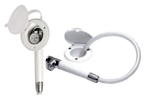 DOCCIA Orizzontale con Tubo 2,5 MT E NICCHIA Bianca