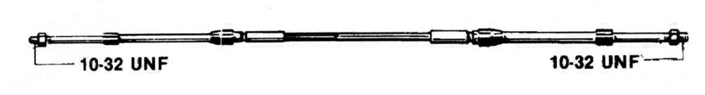 Ultraflex, Cavo di commutazione e Cavo Gas Machzero Completo, 19", 5.80 m, 58979