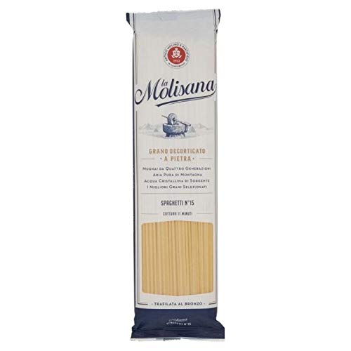 6 CONFEZIONI DI PASTA SPAGHETTI N15 800 GR (4,8 KG) MADE IN ITALY LA MOLISANA