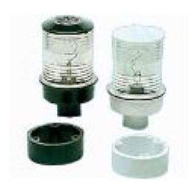 FANALE DI Testa D'ALBERO 360° Fino 20 M Bianco