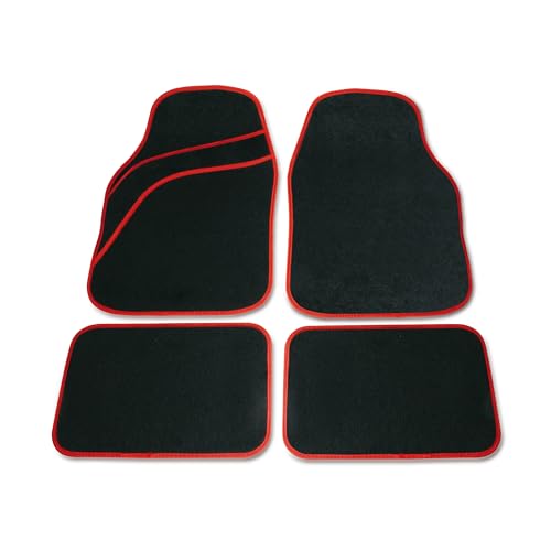 Bottari 14123 Set tappeti per Auto in Moquette, Rosso