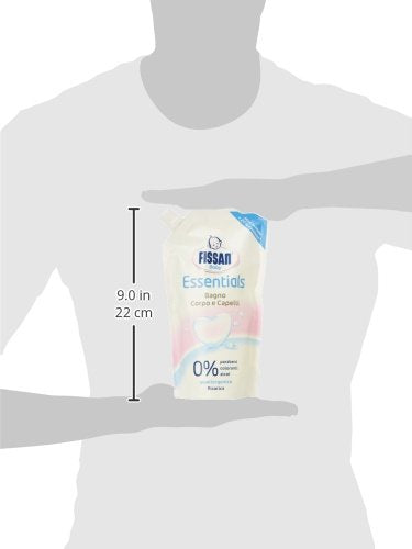 FIssan Baby Bagno Essential Corpo E Capelli 500Ml confezione risparmio da 10 pezzi, 0.52 kilograms, 1