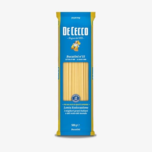 12 PEZZI PASTA BUCATINI N 15 DE CECCO GR 500