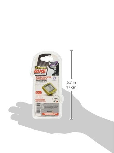 Bottari 96991, Ciclocomputer Unisex-Adulto, Giallo, Unica
