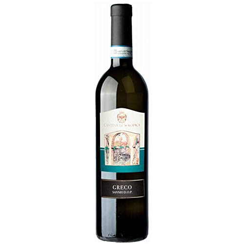 Vino Greco Sannio D.O.P. bianco -Cantina di Solopaca - Cartone da 6 Pezzi