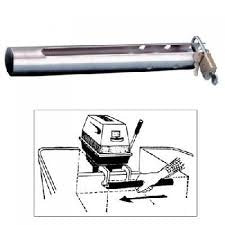 ANTIFURTO IN ACCIAIO INOX CON LUCCHETTO PER MOTORI FUORIBORDO OLTRE I 25 HP 40 X 320 MM