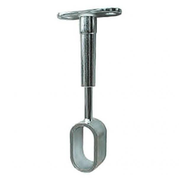 Koncreto Reggitubo Centrale 15X30 Aperto Cromato Regolabile. In Blister.