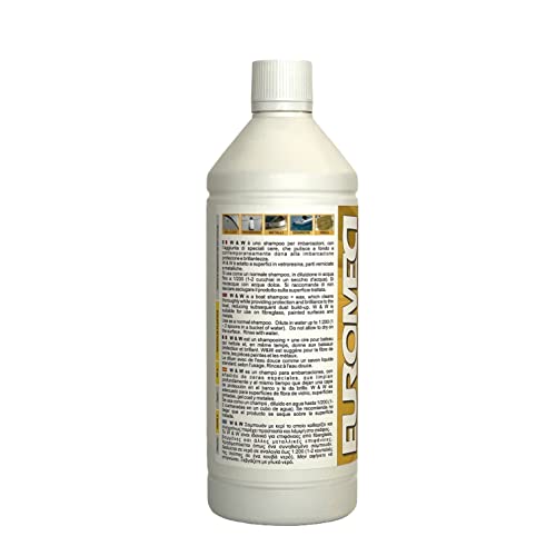 Euromeci W & W, Shampoo Lava e incera per Imbarcazioni, 1.000 ml