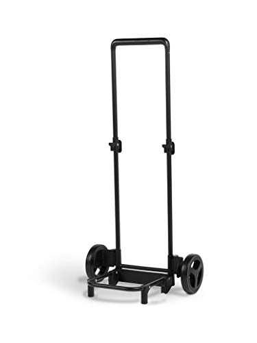 Gimi Easy | Carrello portaspesa Compatto con capienza da 40 l | Carrello portaspesa Pieghevole con Portata Fino a 30 kg | Leggero e maneggevole | Nero