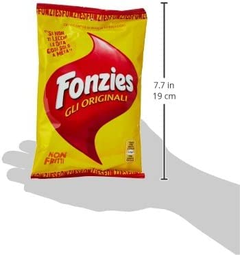 Fonzies Gli Originali - 50 snack di mais con gusto di formaggio, 40 g