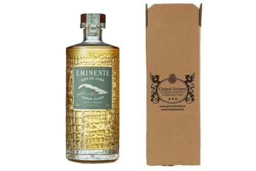 CG94 - Eminente Ron de Cuba Ámbar Claro, Rum Cubano Invecchiato 3 Anni in Botti di Quercia, Liquido, 700 ml