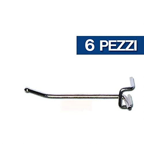 GANCIO PER PANNELLI PORTAUTENSILI cm 30 - pz. 6