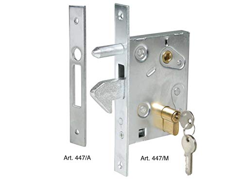 IBFM 447 Serratura a Gancio da Infilare, 60 mm