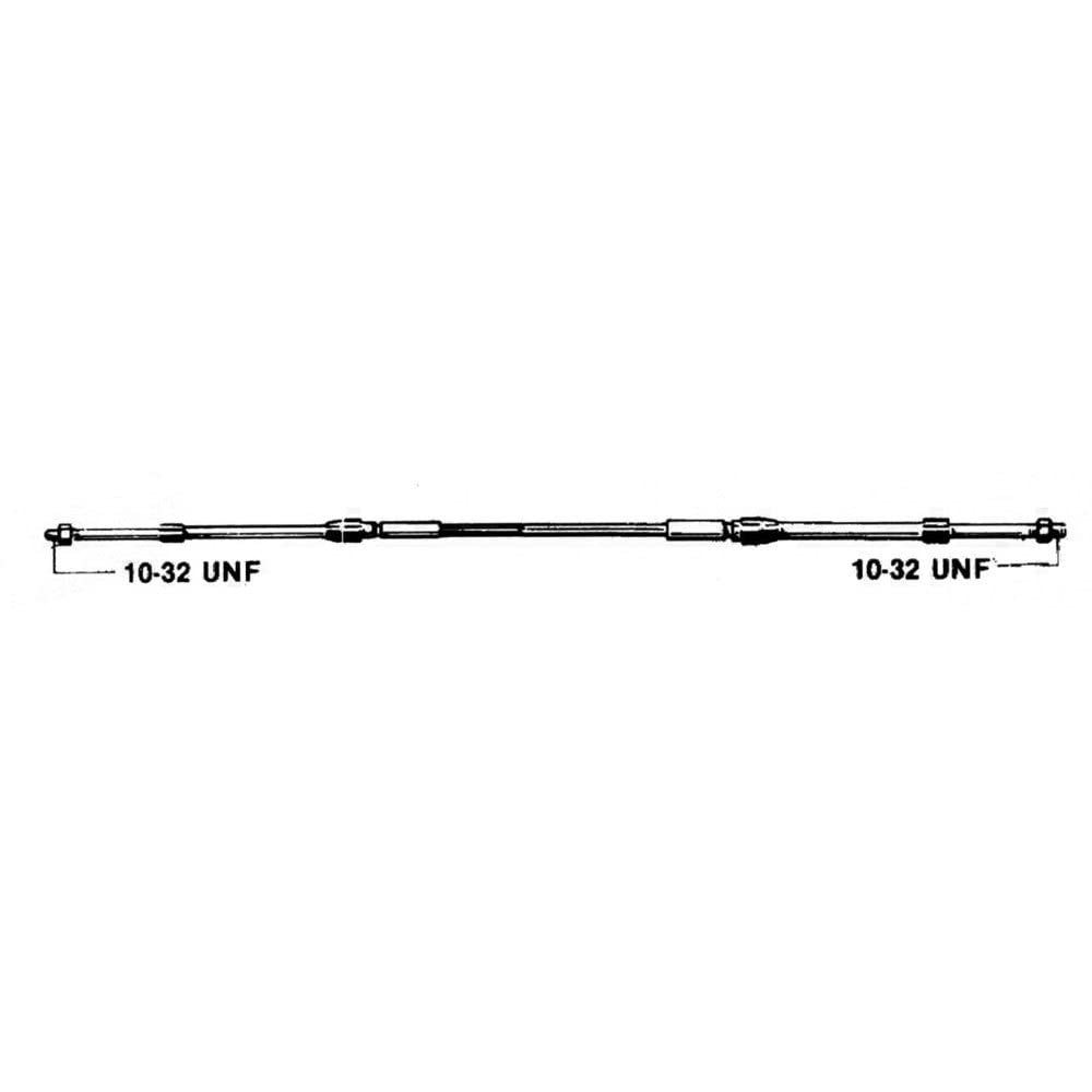 Ultraflex, Cambio Cavo e gaskabel Mach Zero Completo, 23 Pollici, 7.03 m, 58983