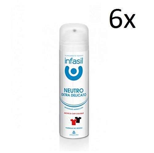 6 x Infasil neutro extra delicato 48h deodorante spray anti-traspirante 150 ml