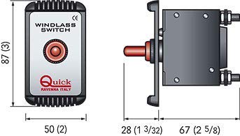 INTERRUTTORE MAGNETOIDR. 80 AMP.