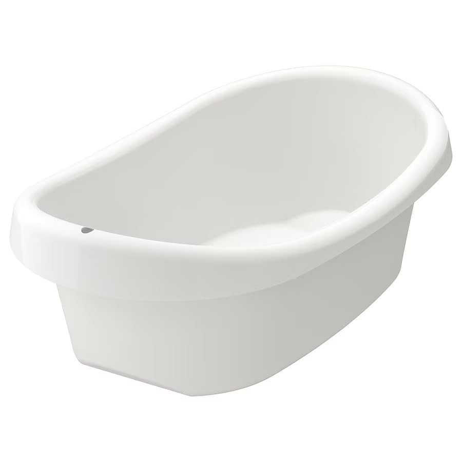 LÄTTSAM - Bagnetto per bambini, bianco, verde