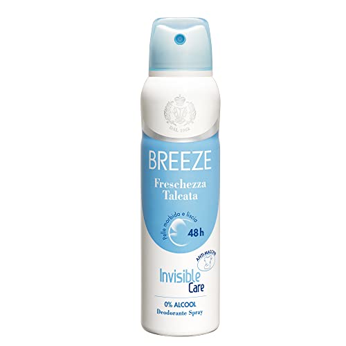 12 x BREEZE Deodorante Spray Freschezza Talcata 150 Ml
