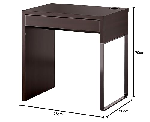 Ikea 202.447.47 Micke Scrivania Nero Marrone Dimensione 28 3/4x19 5/8"