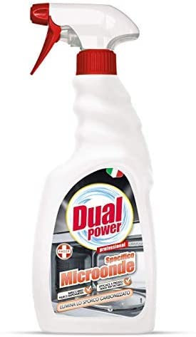 6 X DUAL POWER PROFESSIONAL SPECIFICO MICROONDE ELIMINA LO SPORCO CARBONIZZATO PRODOTTO HACCP