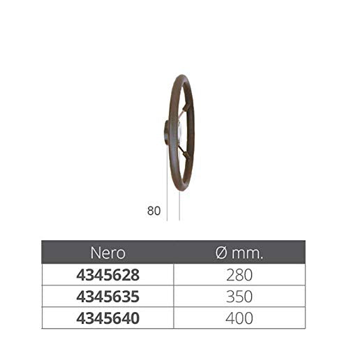 OSCULATI Volante mm 350 Nero