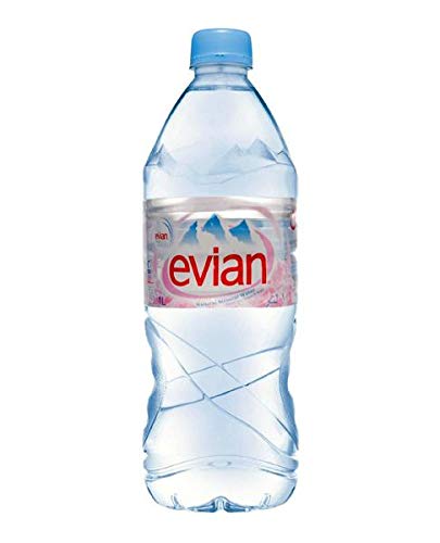 6 Bottiglie ACQUA EVIAN NATURALE 1000 ML. PET