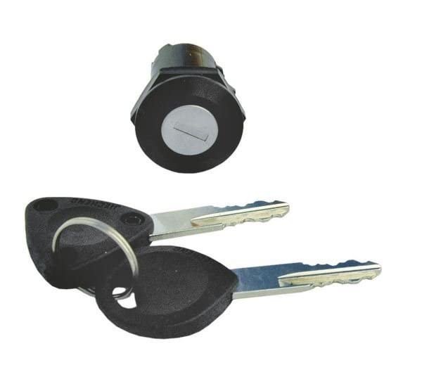 REVIVAL Serratura Vano Portaoggetti Compatibile SH 125 150 300 2001 2004, Nero, Chiave, Hardware di Montaggio, Per Uso Domestico (Indoor Use), Metallo