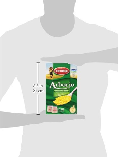 Curtiriso Riso Arborio per Risotti, 2 x 500g
