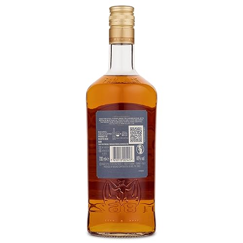 BACARDÍ Anejo 4 Year Old Premium Caribbean Rum, Vol. 40%, 70 cl / 700 ml, pregiato rum invecchiato 4 anni in botti di rovere sotto al sole dei Caraibi